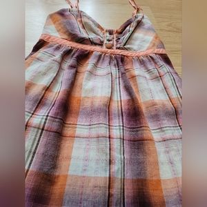 Pretty Tie Back Tank Top - Size Medium